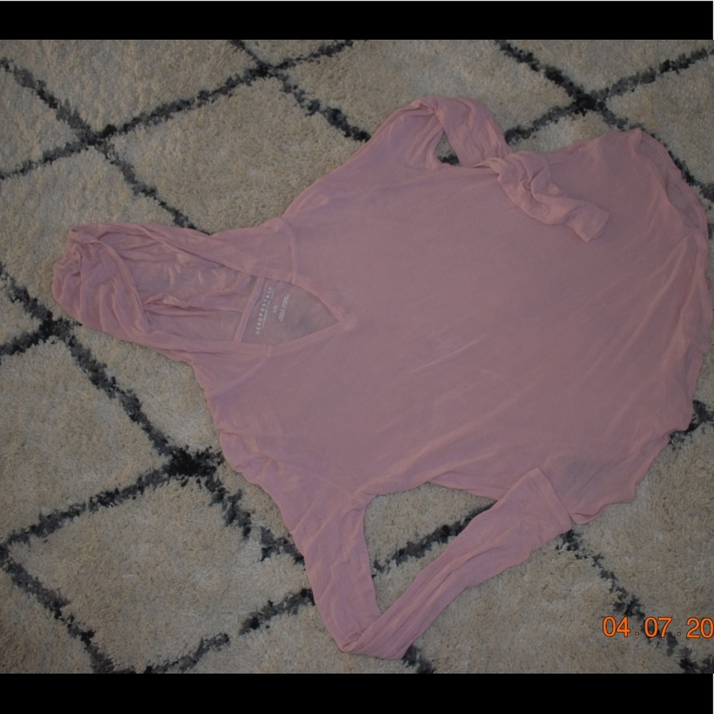 Lightweight pink Aeropostale long sleeve